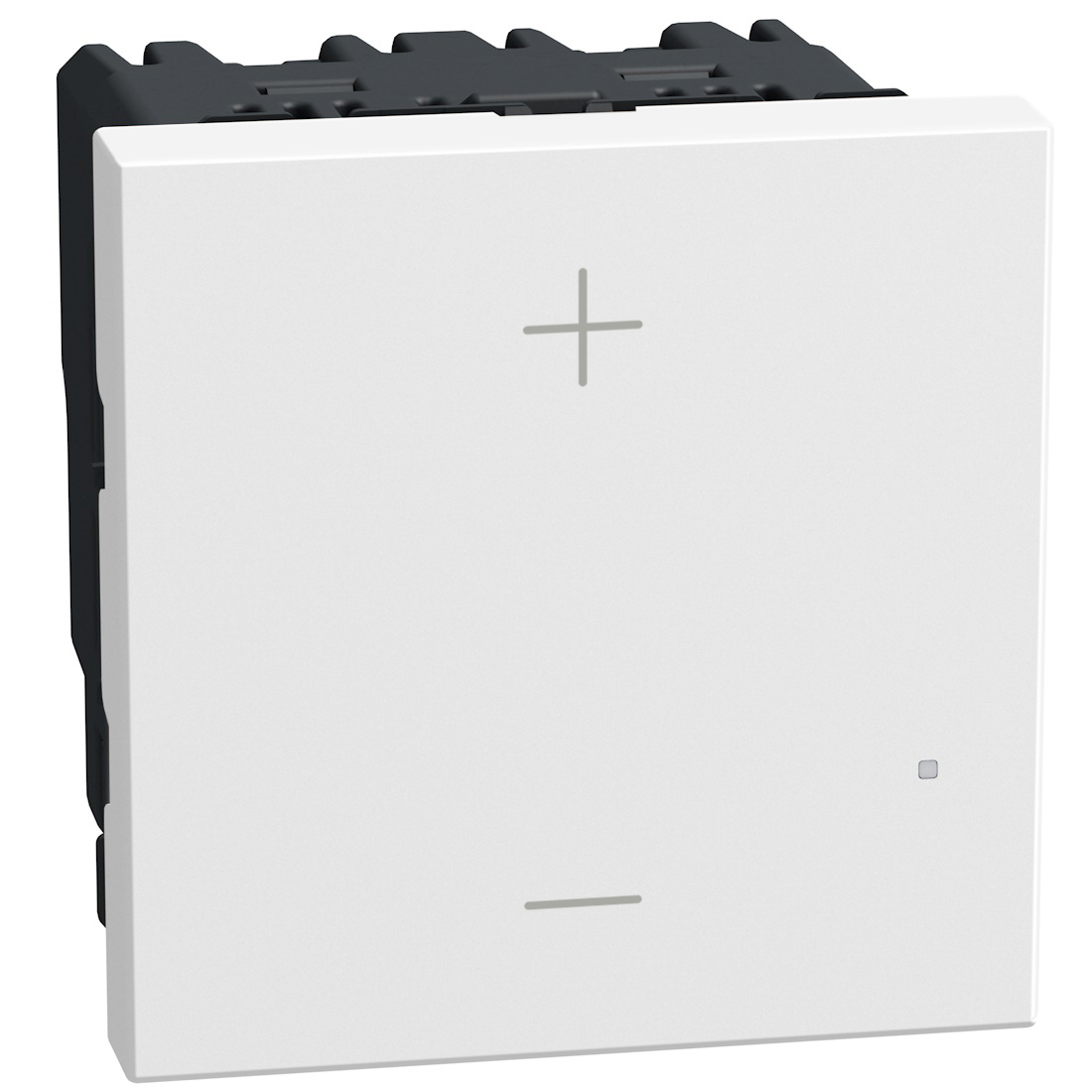 Димер бутонен за всички товари 5-150W LED 5-150W 2M Бял - bticino Light Now YW4419M2