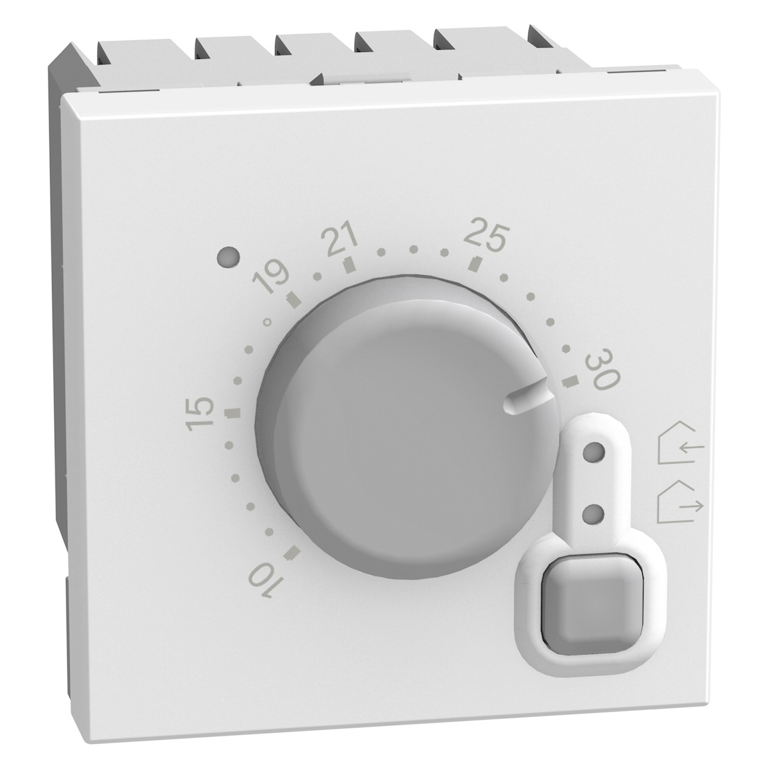Термостат 10-30°C 2A 230V 2M Бял - bticino Light Now YW4441