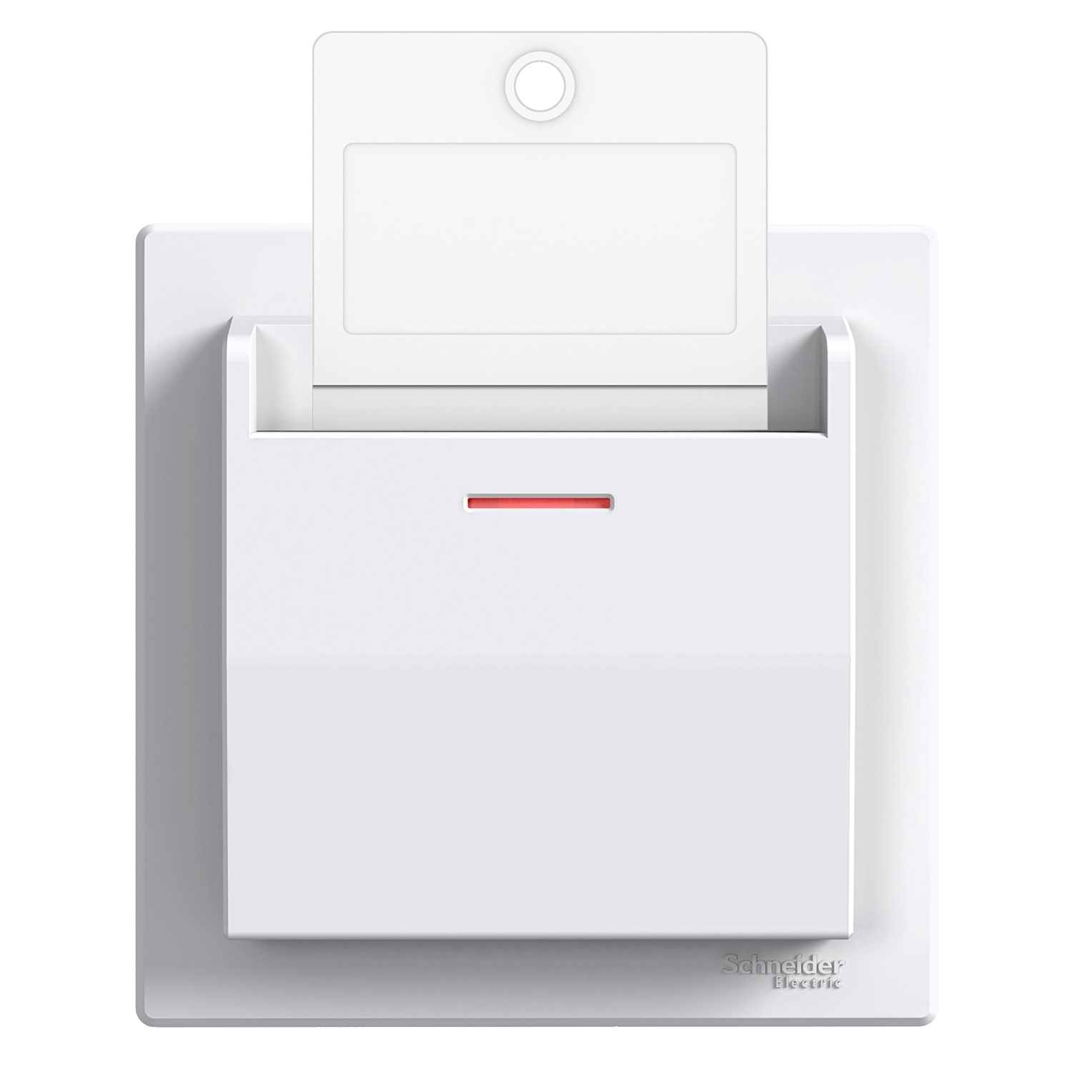 Ключ-карта 10A с рамка Бял - Schneider Electric Asfora EPH6200121