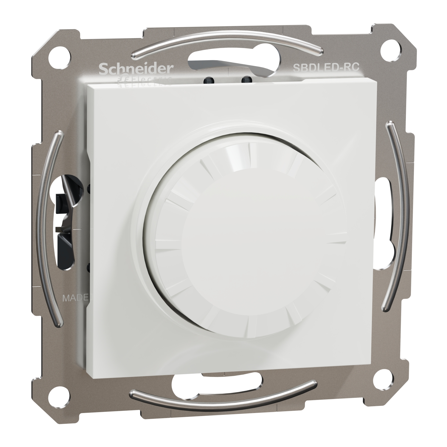 Ротативен димер R= 3-370W LED=0-200W Бял без рамка - Schneider Electric Asfora EPH6870121