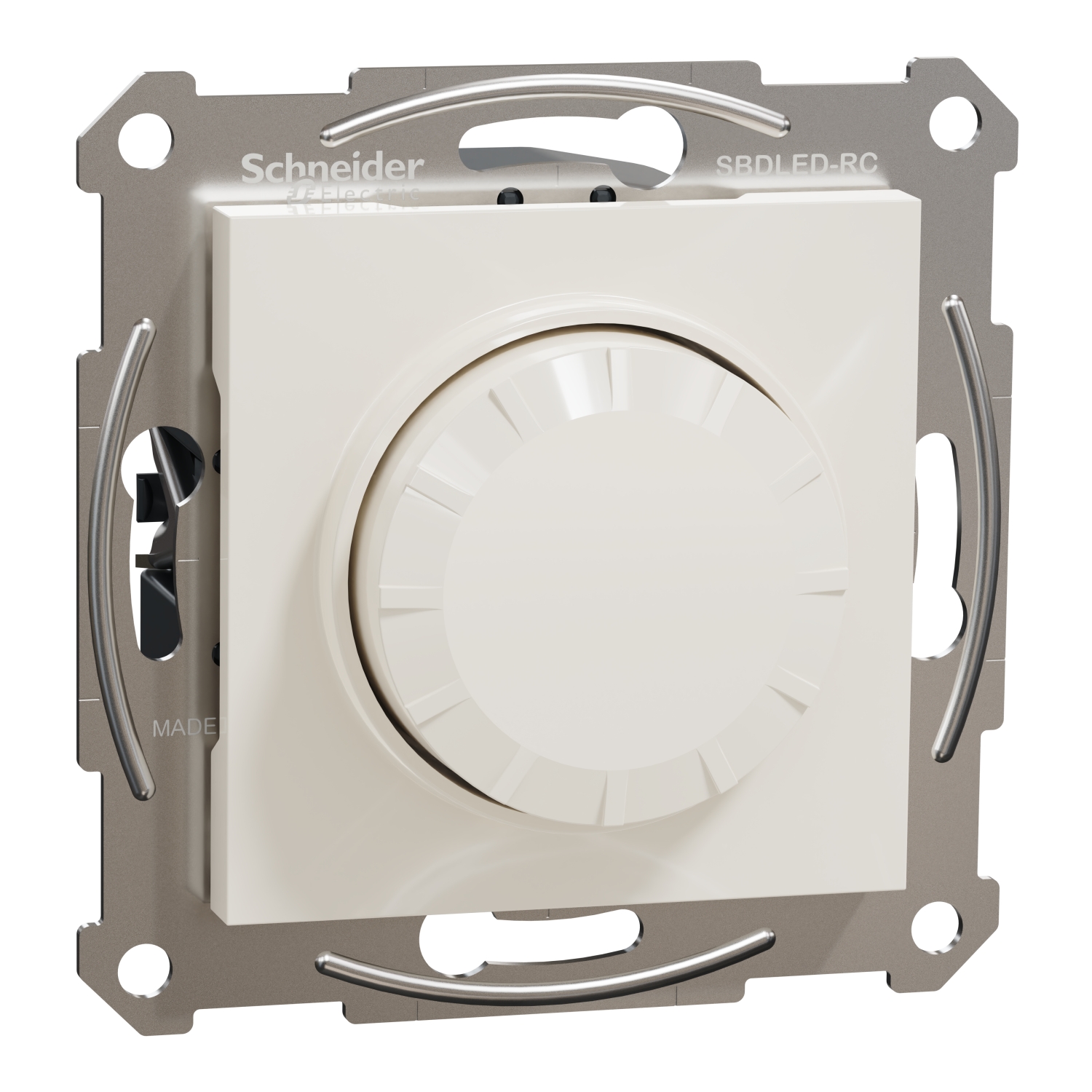 Ротативен димер R= 3-370W LED= 0-200W Крем без рамка - Schneider Electric Asfora EPH6870123