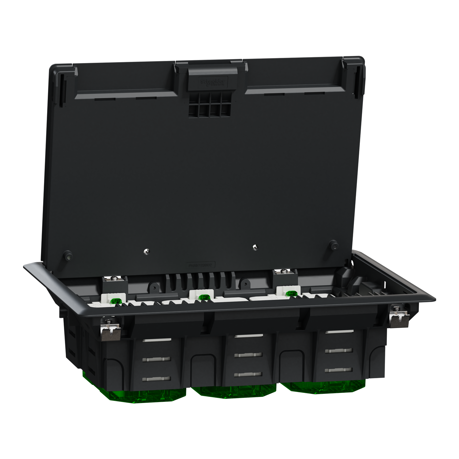 Подова кутия L 6M/45x45/пластмаса Антрацит Unica System+ - Schneider Electric Unica System+ INS52122