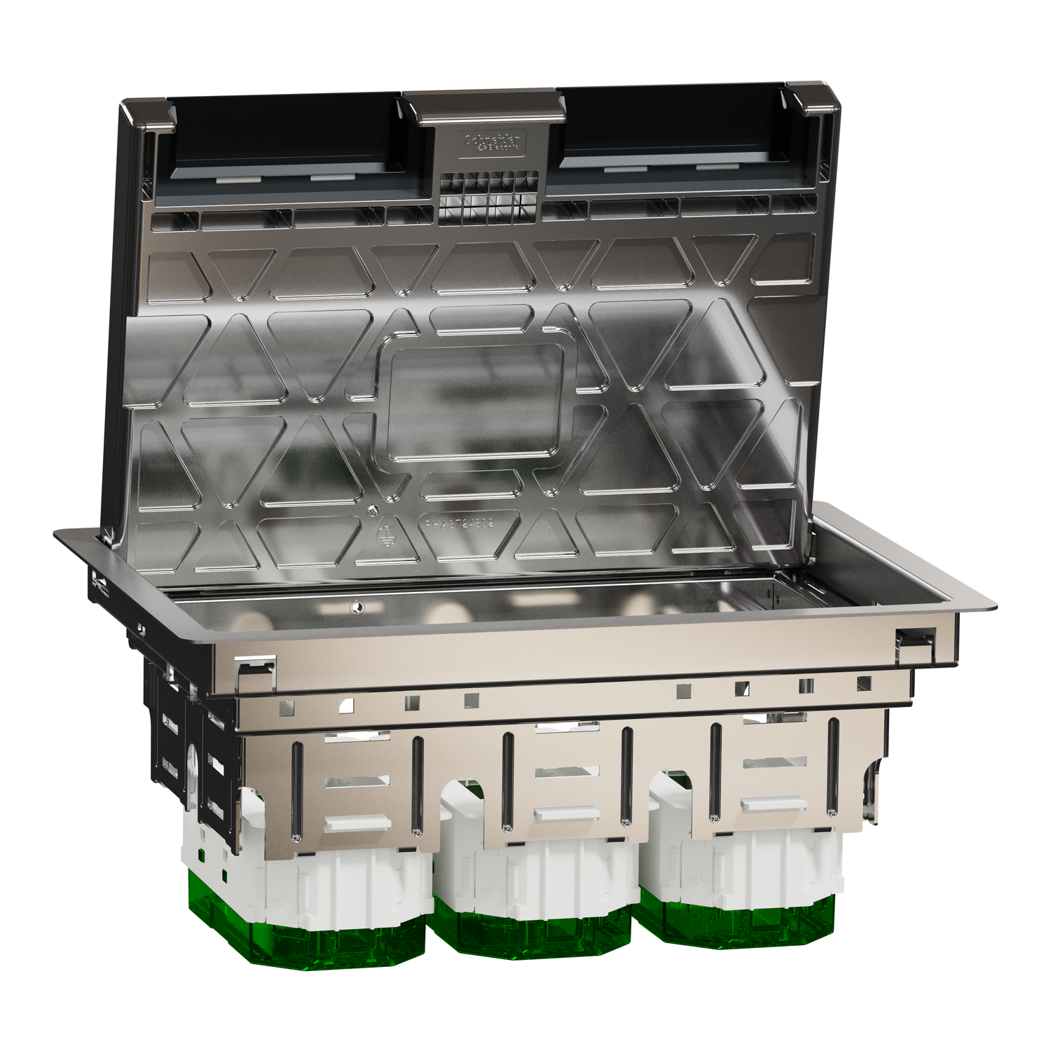 Подова кутия L 6M/45x45/ метал Антрацит Unica System+ - Schneider Electric Unica System+ INS52123