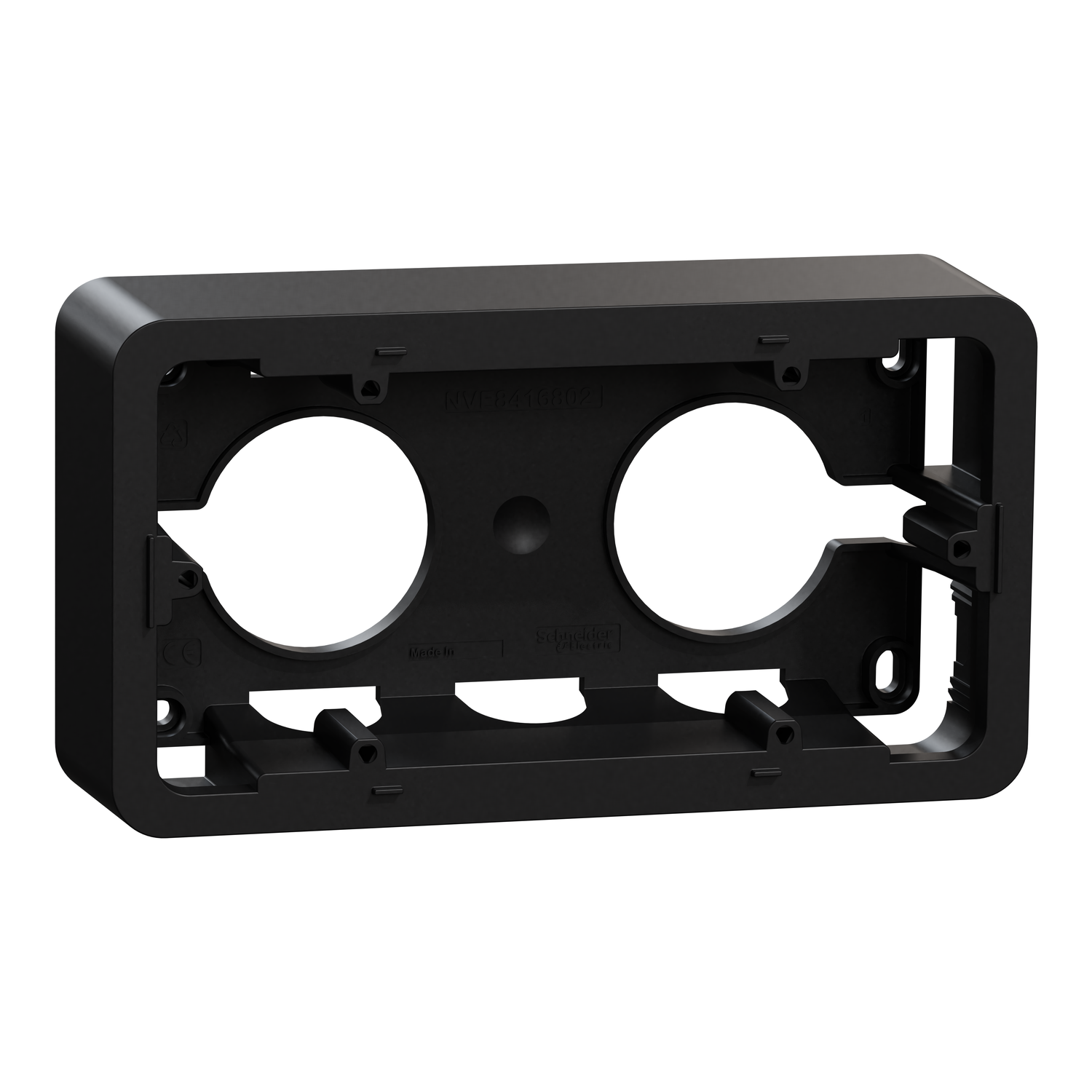 Kонзола за открит монтаж 2x 2M, Unica Pro, Антрацит - Schneider Electric Unica NEW NU840454