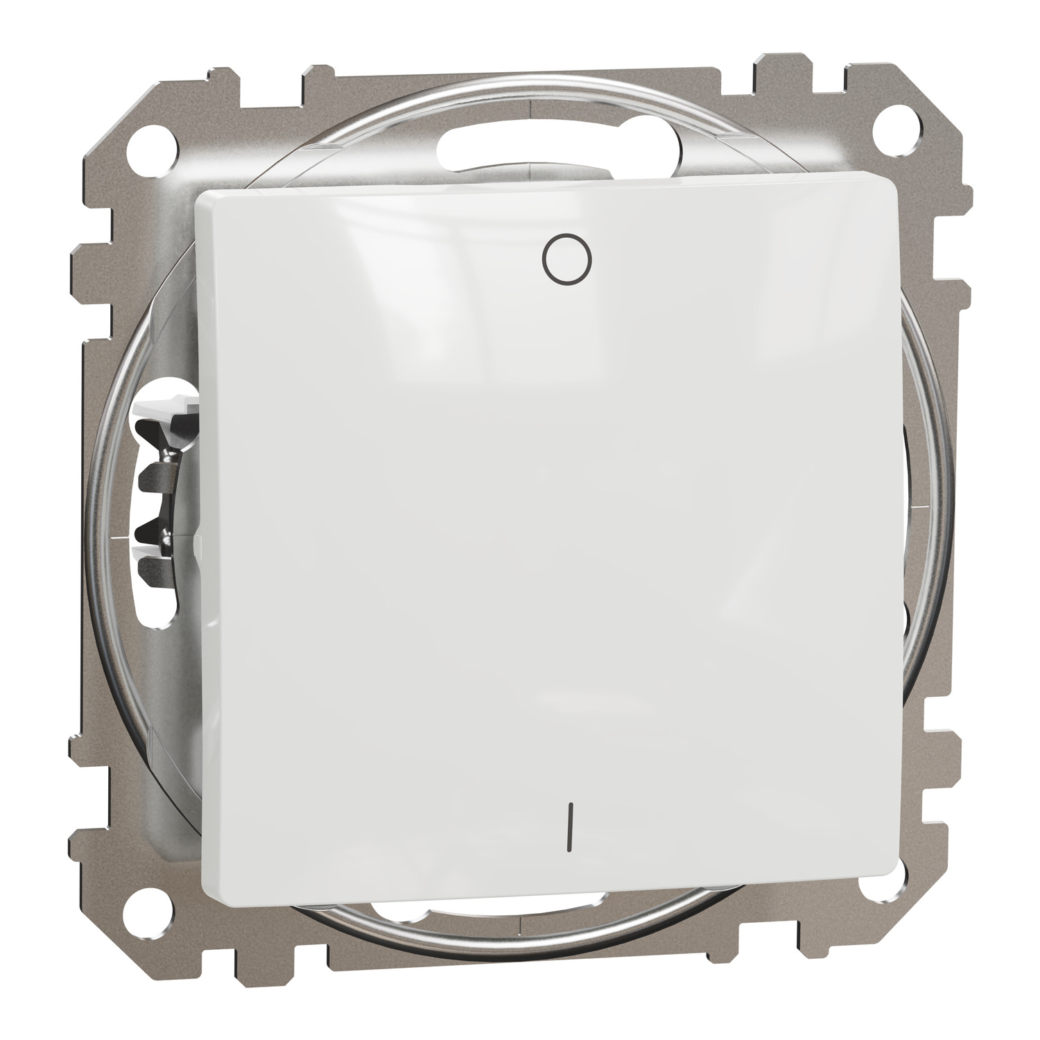 Двуполюсен ключ 10A I/O Бял  - Schneider Electric Sedna Design SDD111102