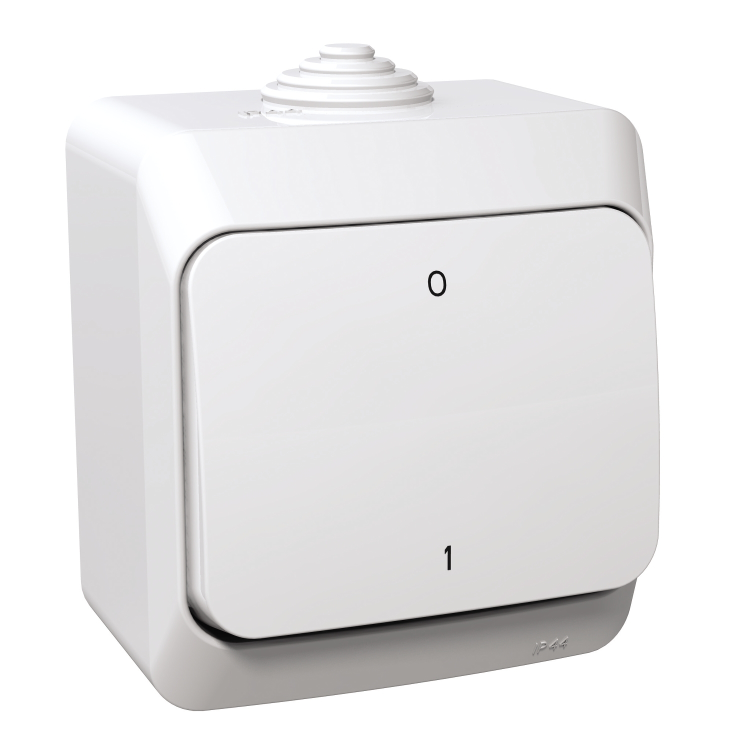 Двуполюсен ключ 16А IP44 Бял  - Schneider Electric Cedar Plus WDE000520