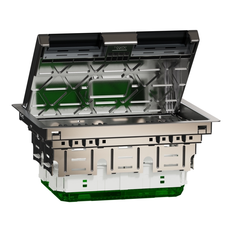 Подова кутия L 8M/45x45/ метал Антрацит Unica System+ - Schneider Electric Unica System+ INS52125