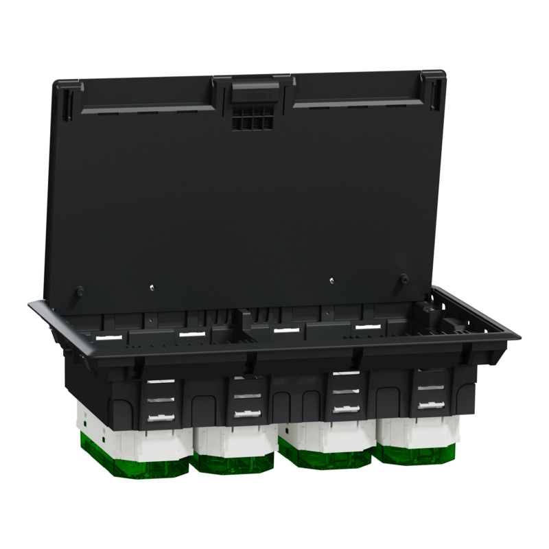 Подова кутия XL 12M/45x45/ пластмаса Антрацит Unica System+ - Schneider Electric Unica System+ INS52126