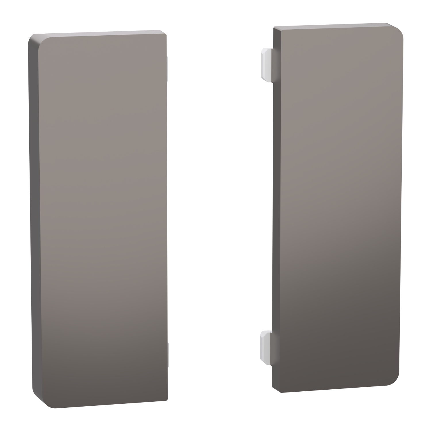 KNX капак за 2 средни бутона SysD, никел - SCHNEIDER ELECTRIC KNX (brand Merten) MTN6192-6050