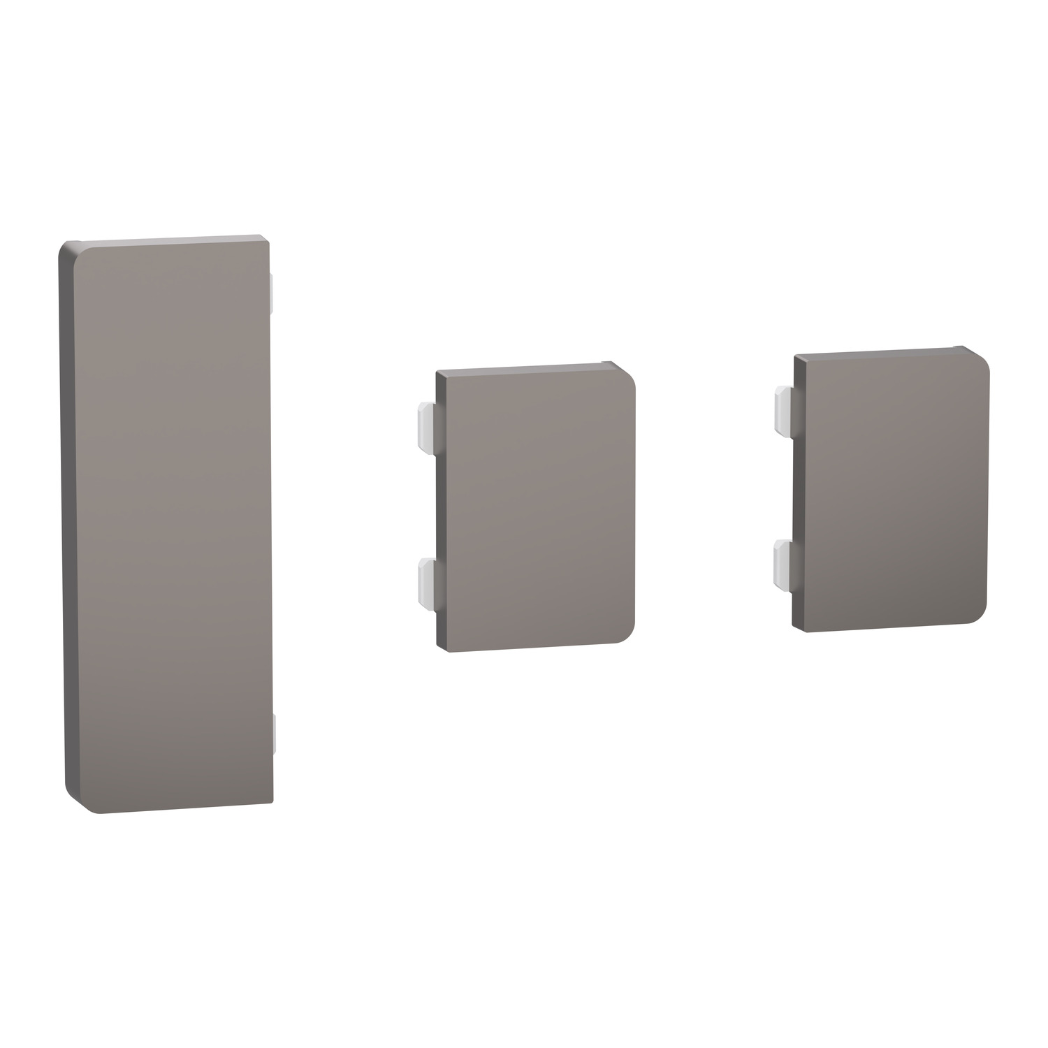 KNX капак за 1 среден и 2 малки бутона SysD, никел - SCHNEIDER ELECTRIC KNX (brand Merten) MTN6193-6050
