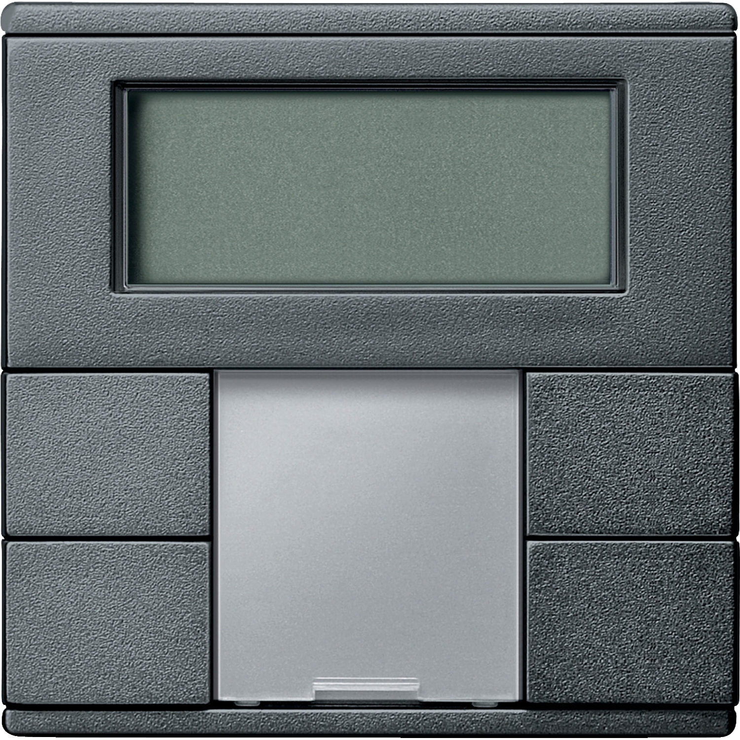 KNX бутон 2-модулен с термостат, антрацитe, System M - SCHNEIDER ELECTRIC KNX MTN6212-0414