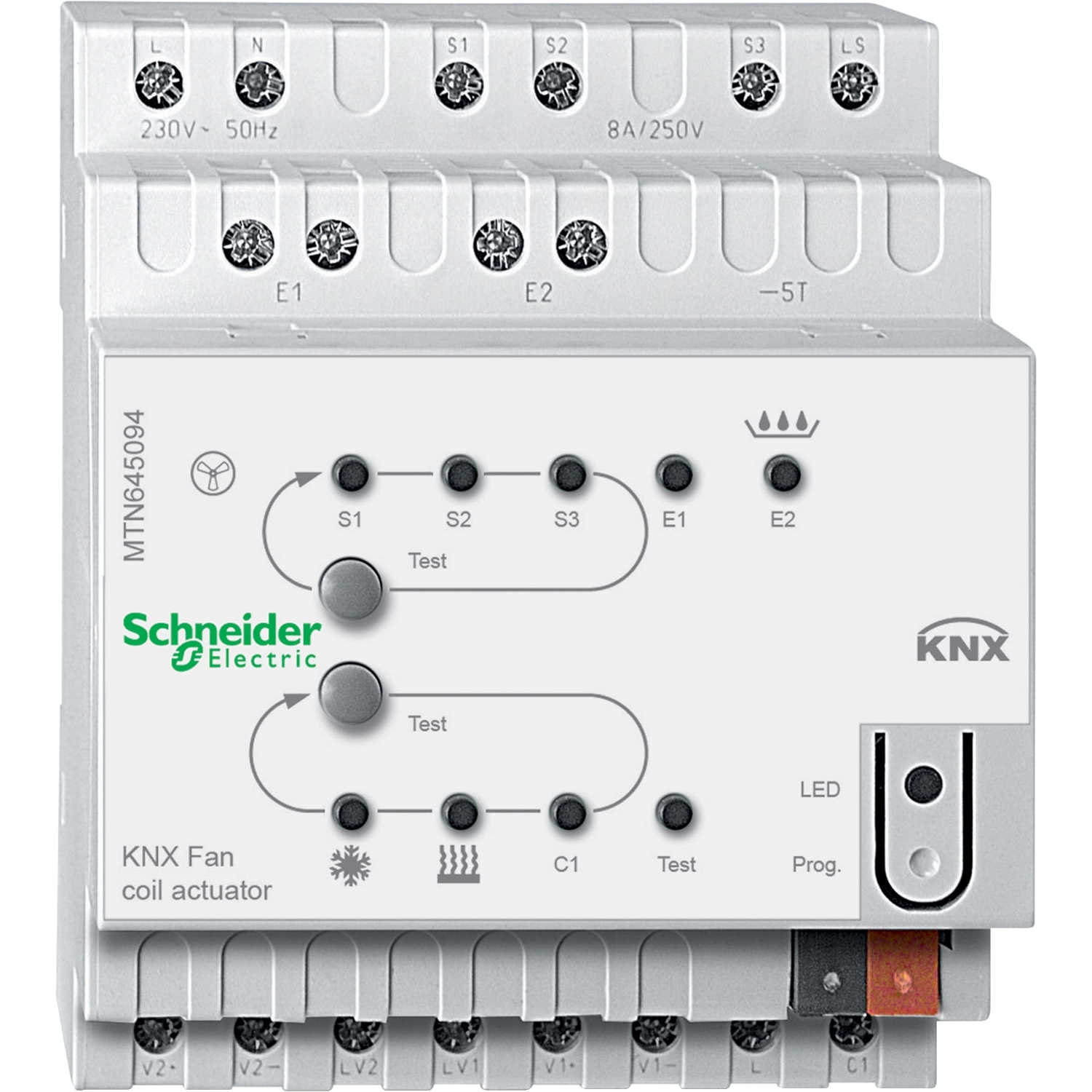 Модул KNX за вентилаторен конвектор - SCHNEIDER ELECTRIC KNX MTN645094