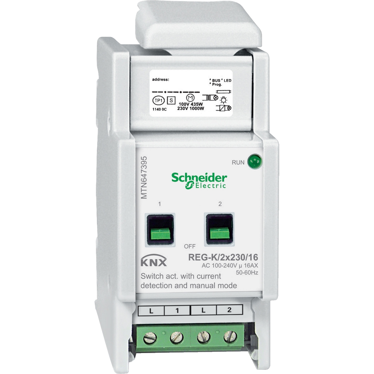 Модул KNX превключватели 2 - SCHNEIDER ELECTRIC KNX MTN647395