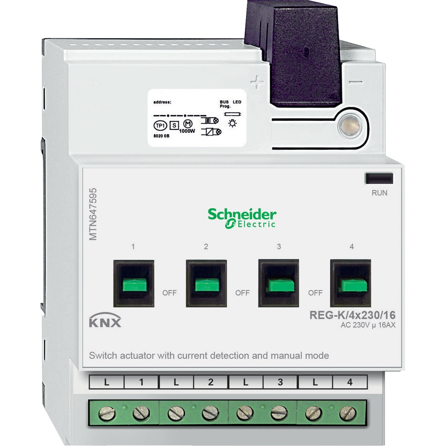 Модул KNX превключватели 4 - SCHNEIDER ELECTRIC KNX MTN647595