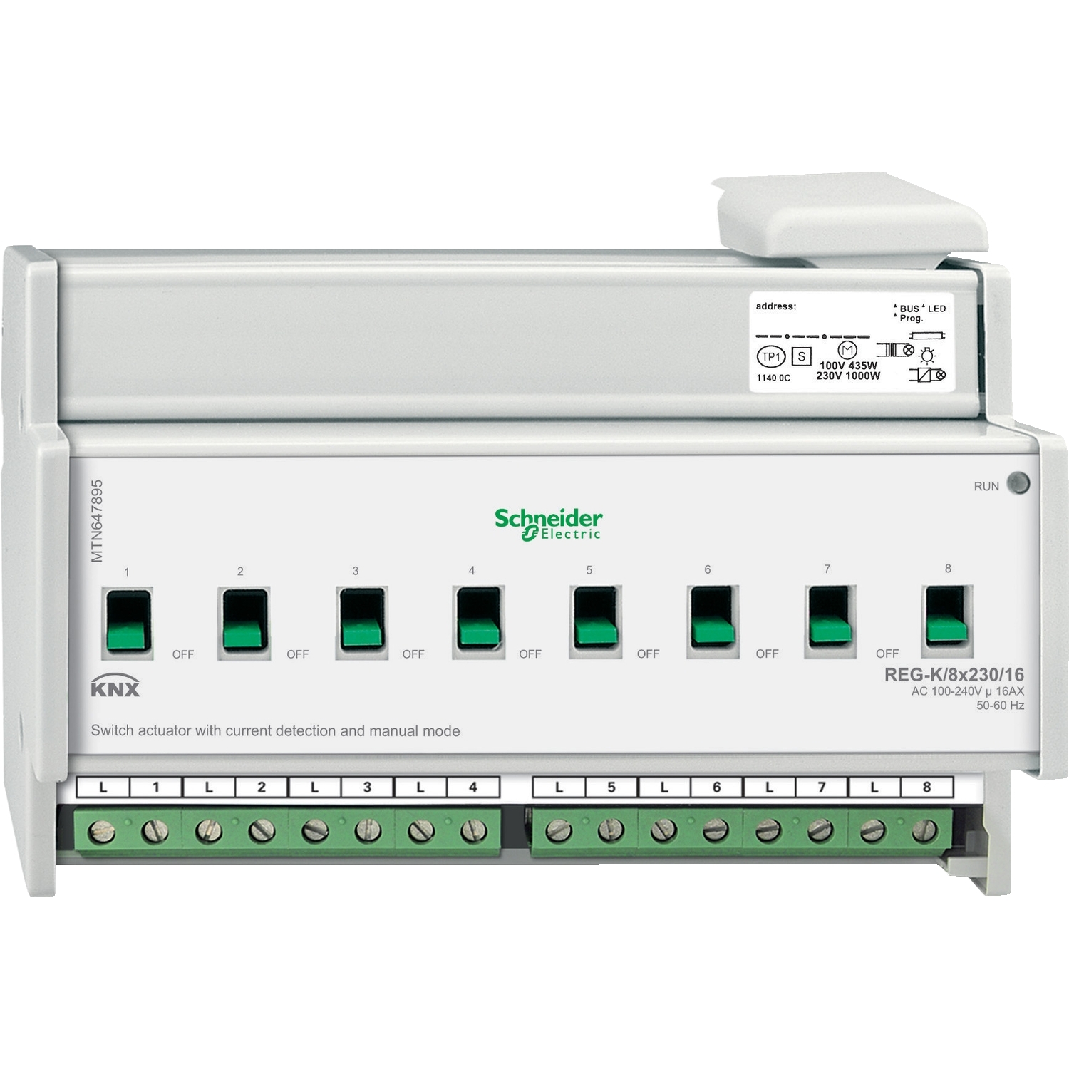 Модул KNX превключватели 8 - SCHNEIDER ELECTRIC KNX MTN647895
