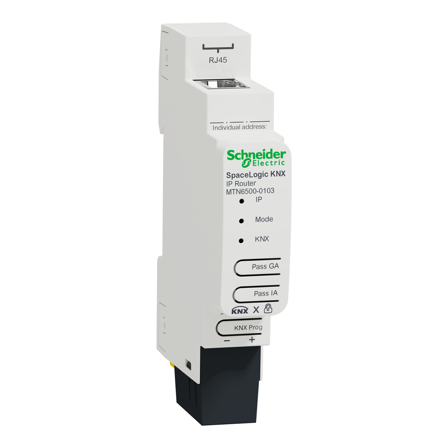 SpaceLogic KNX IP Router DIN Rail - SCHNEIDER ELECTRIC KNX MTN6500-0103