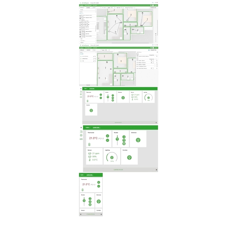 KNX графичен софтуер - eConfigure KNX Lite за 250 KNX устройства - SCHNEIDER ELECTRIC KNX LSS900100