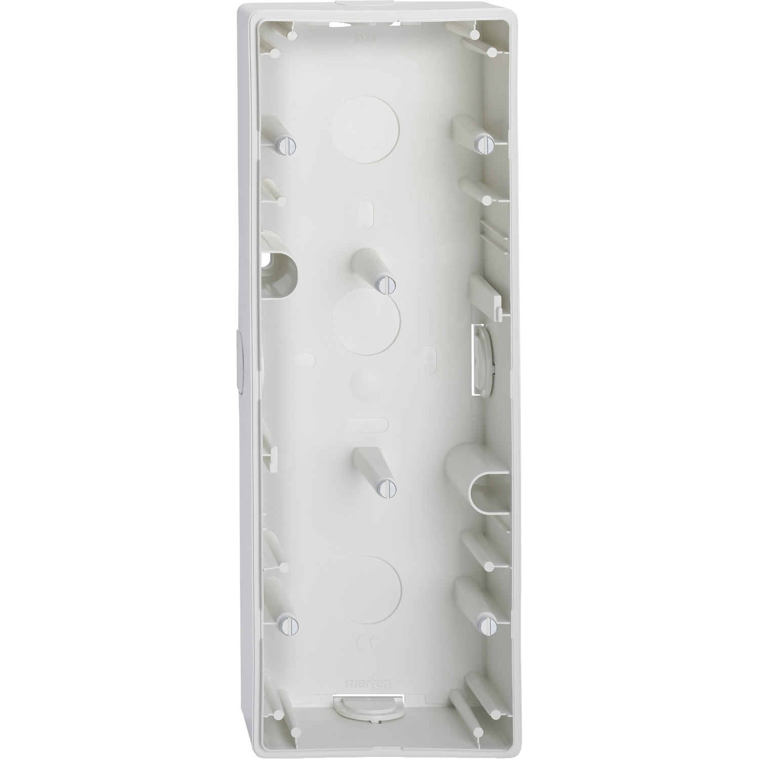 Конзола за открит монтаж 3x Полярно бяло System M-Smart - SCHNEIDER ELECTRIC Merten System M 512319