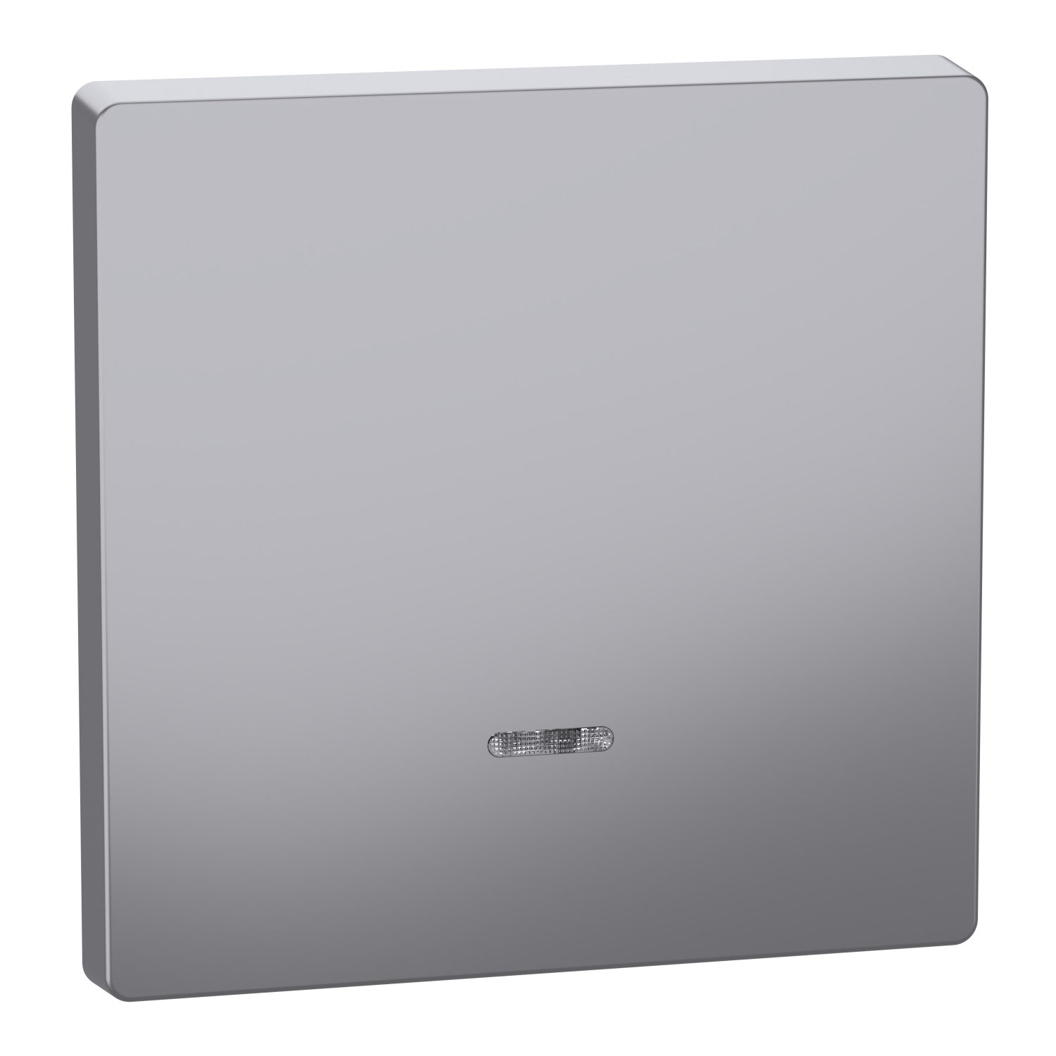 Лицев панел за ключ с индикация Стомана System Design  - SCHNEIDER ELECTRIC Merten System Design MEG3320-6036
