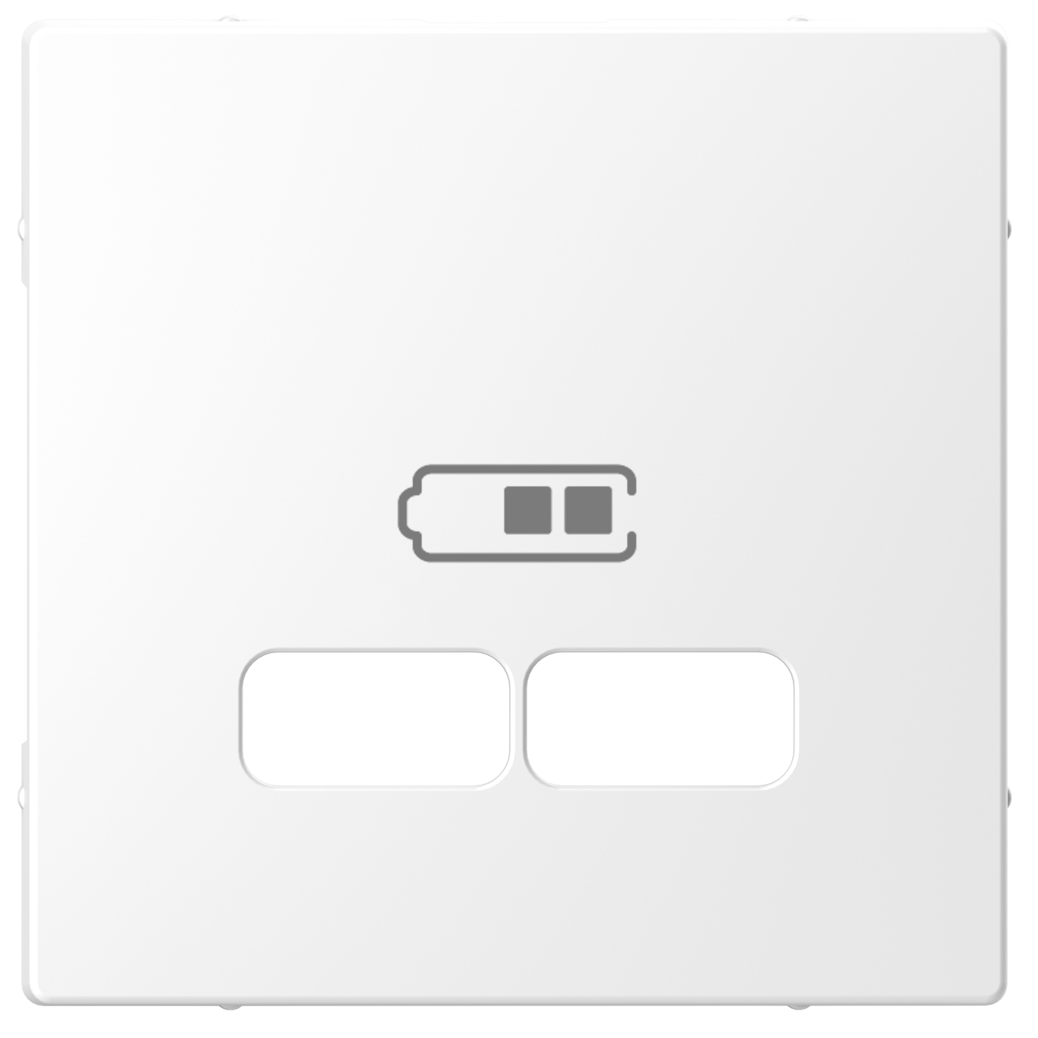 Лицев панел за двоен излаз USB A+А - 2.1 A Лотус System Design - SCHNEIDER ELECTRIC Merten System Design MEG4367-6035