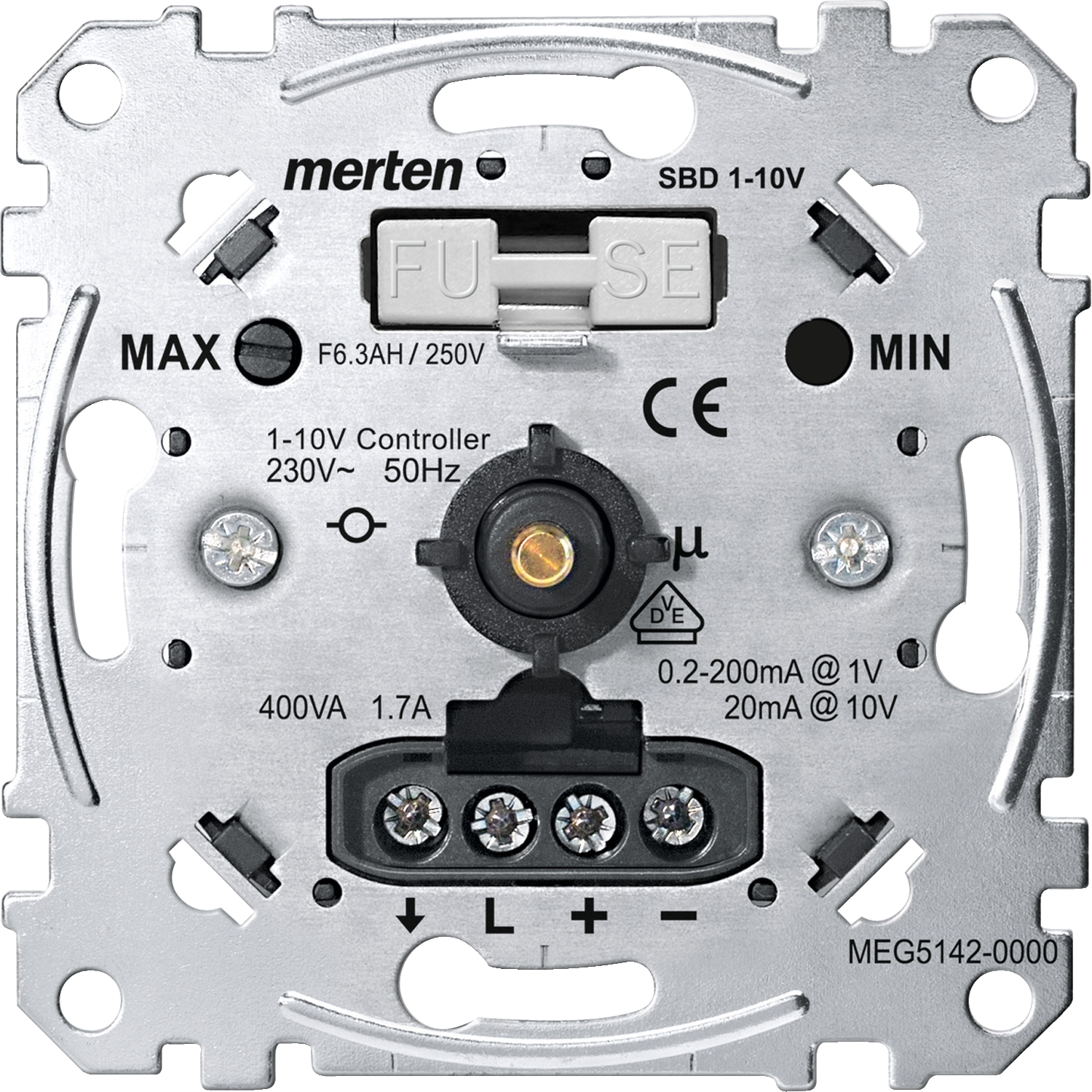 Електронен потенциометър 1-10 V Merten - SCHNEIDER ELECTRIC Merten System M MEG5142-0000
