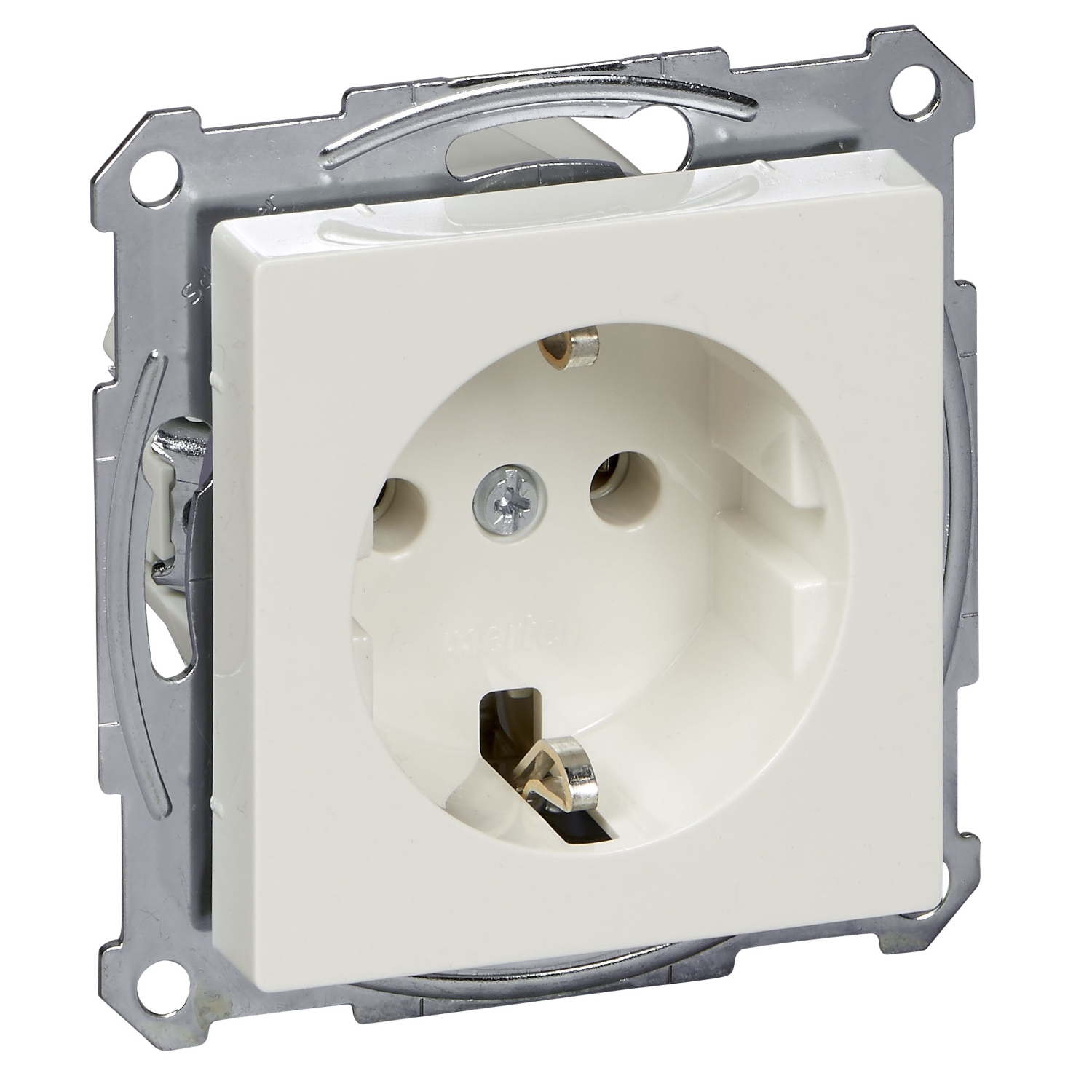 Контакт с безвинтово свързване 16А +PiT TPb полярно бяло - SCHNEIDER ELECTRIC Merten  MTN2301-0319