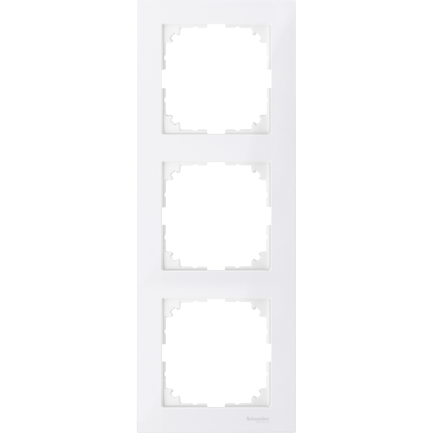 Декоративна рамка 3x цвят Полярно бяло System M-Pure - SCHNEIDER ELECTRIC Merten System M MTN4030-3619