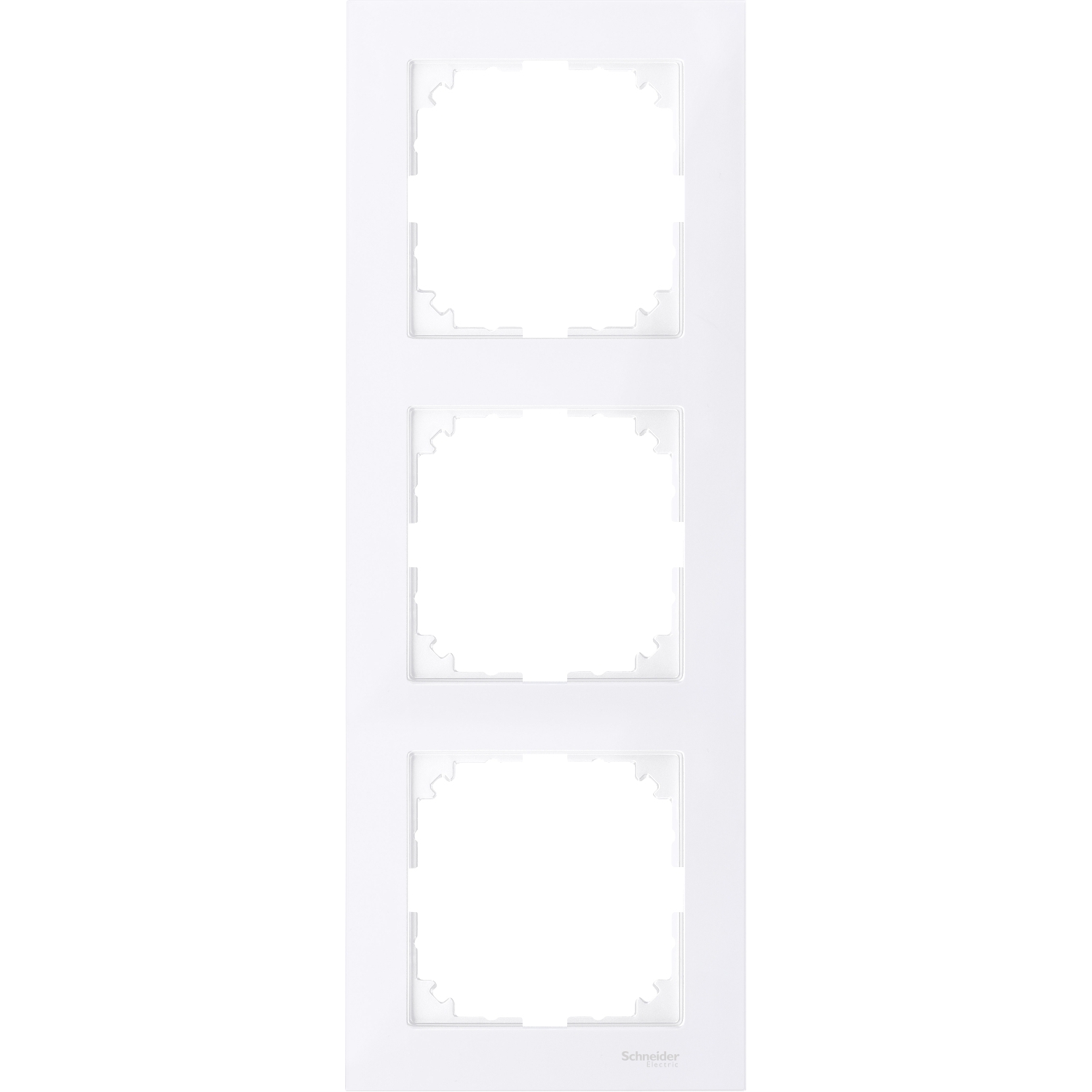 Декоративна рамка 3x цвят Активно бяло System M-Pure - SCHNEIDER ELECTRIC Merten System M MTN4030-3625