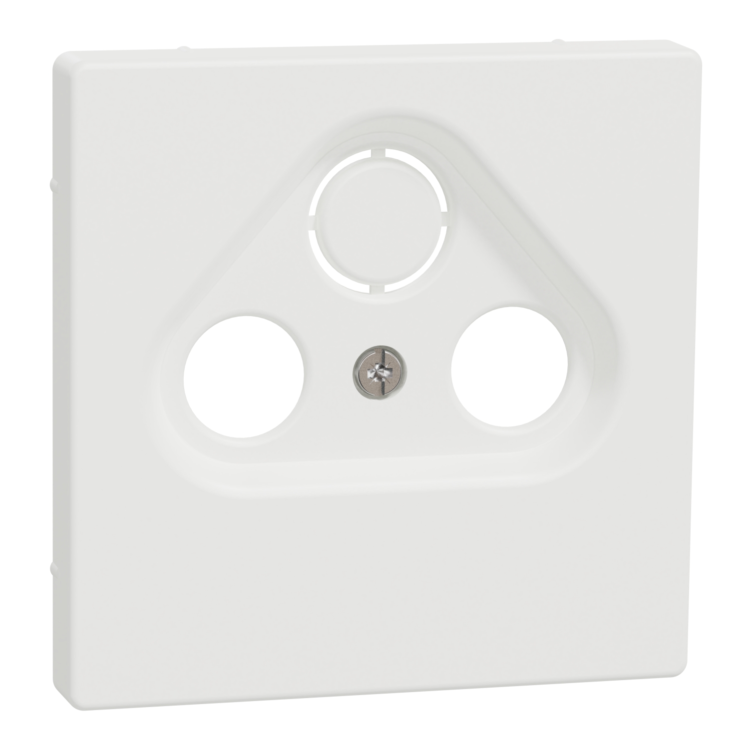 Лицев панел с 2/3 излаза за антена Бял мат System Design - SCHNEIDER ELECTRIC Merten System Design MTN4123-6037
