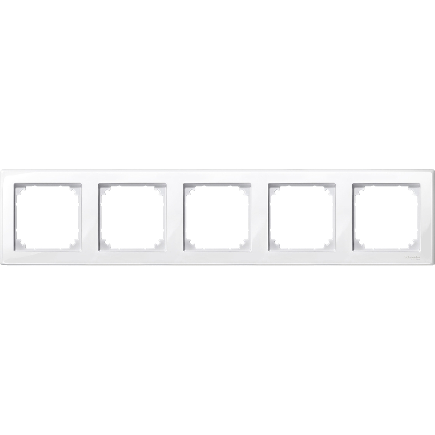 Декоративна рамка 5x полярно бяло M-Smart - SCHNEIDER ELECTRIC Merten  MTN478519