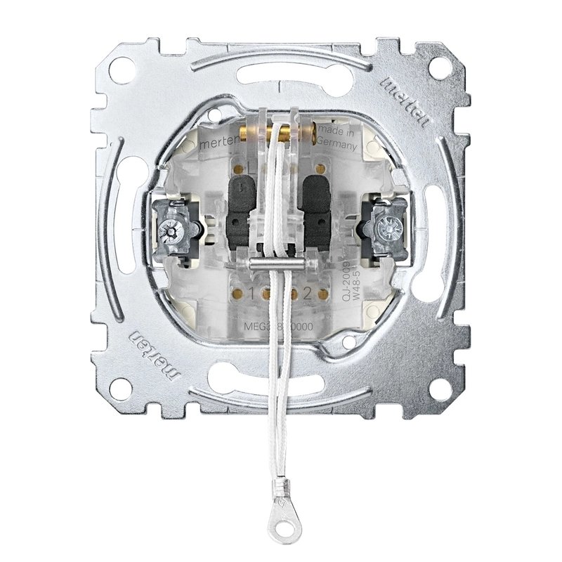 Механизъм за паник бутон с корда вграден монтаж 10 AX AC 250 V безвинтово свързване - SCHNEIDER ELECTRIC Merten  MEG3186-0000