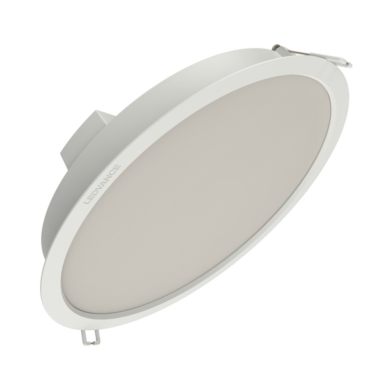 LED луна За вграждане DL PROTECT, 24W, 2640lm, 3000K, IP44, Ф215мм - LEDVANCE Downlight Protect LED561405