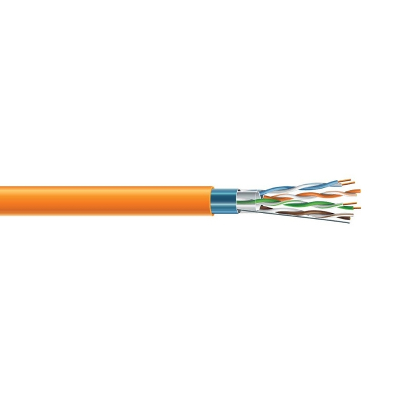 Кабел cat. 6 F/UTP 350 MHz LSZH 4x2x23 AWG - кашон 305 м. - ECG E7091008