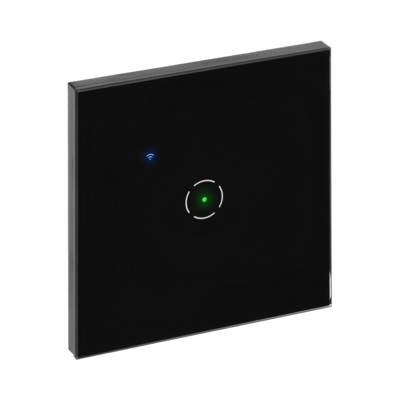 Wi-Fi touch switch, Black - TUYA Smart home OR-SH-17200/B
