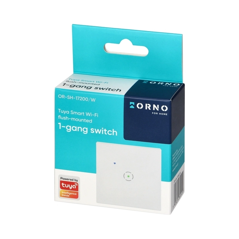 Wi-Fi touch switch, White - TUYA Smart home OR-SH-17200/W