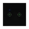 Wi-Fi touch switch 2 circles, Black - TUYA Smart home OR-SH-17201/B