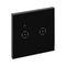 Wi-Fi touch switch 2 circles, Black - TUYA Smart home OR-SH-17201/B