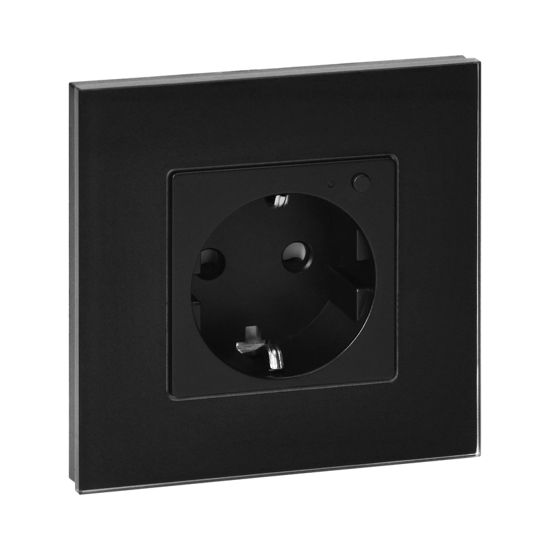 Wi-Fi контакт Шуко, Черен - TUYA Smart home OR-SH-17205(GS)/B