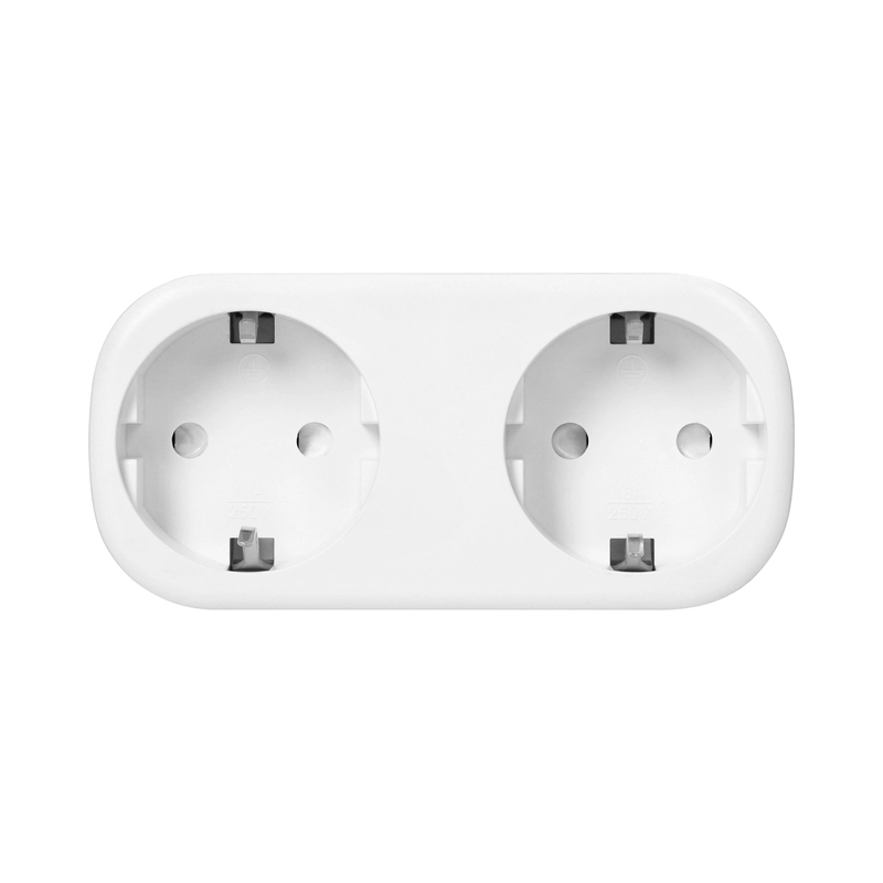 Wi-Fi двоен контакт, Шуко, Бял - TUYA Smart home OR-SH-17510(GS)/W