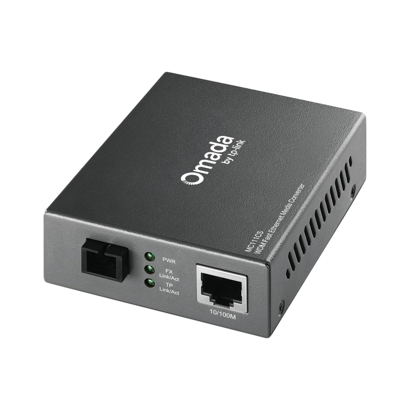10/100Mbps WDM Media Converter - Omada by TP-Link MC111CS