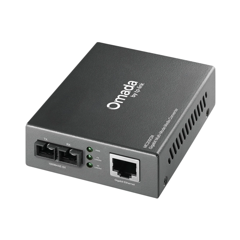 Gigabit Multi-Mode Media Converter (550m) - Omada by TP-Link MC200CM