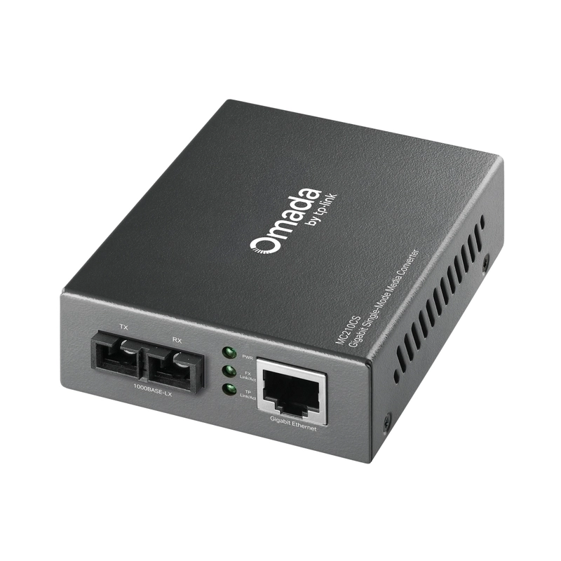 Gigabit Single-Mode Media Converter (20km) - Omada by TP-Link MC210CS&nbsp;