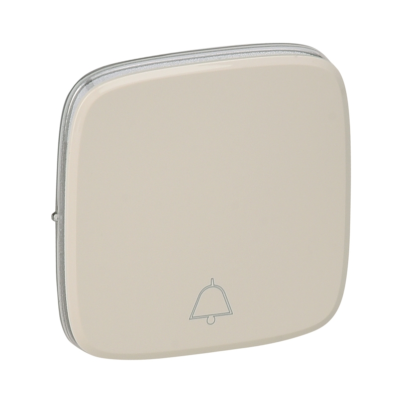 Плочка за бутон със символ звънец Крем - Legrand Valena Allure 755016