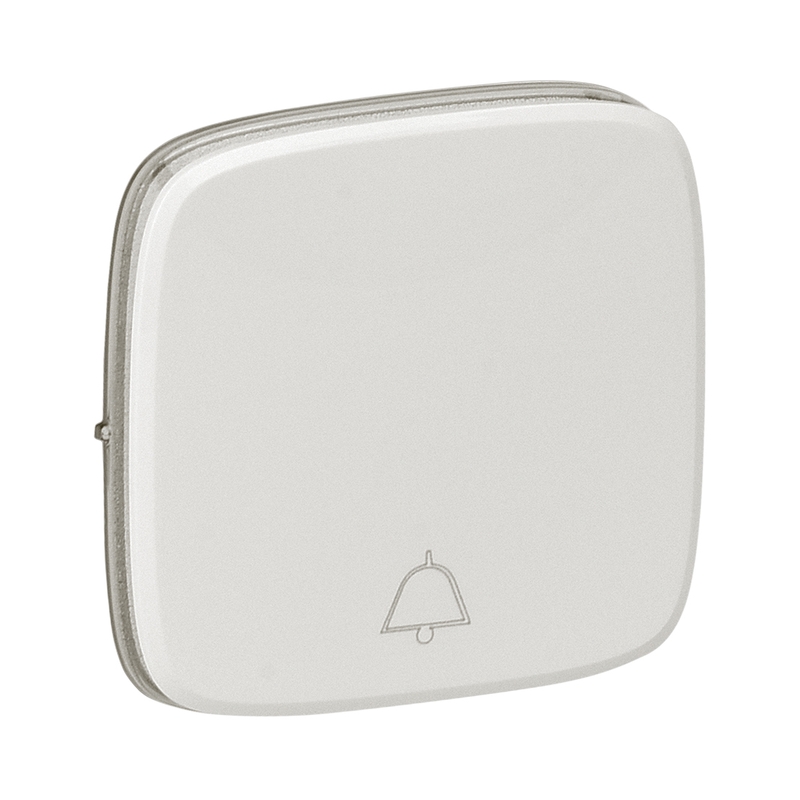 Плочка за бутон със символ звънец Перла - Legrand Valena Allure 755019