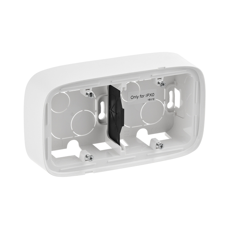 Конзола 2x открит монтаж Бял - Legrand Valena Allure 755552