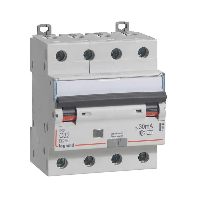 DX3 Комбинирана ДТЗ 4P C 32A AC30mA 6kA Legrand - 411189