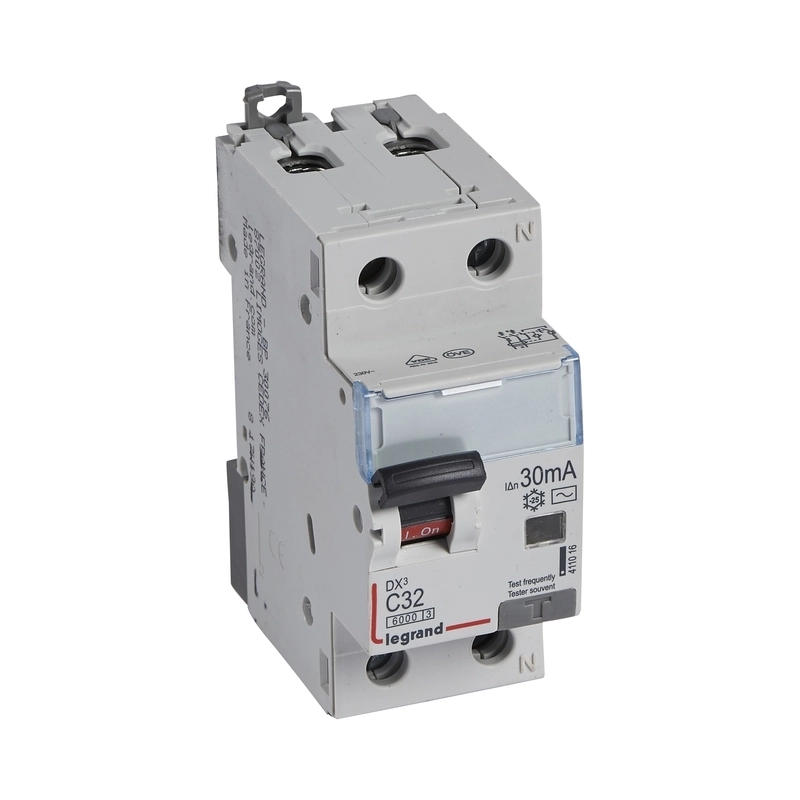 DX3 Комбинирана ДТЗ 1P+N C 32A AC30mA 6kA - Legrand 411016