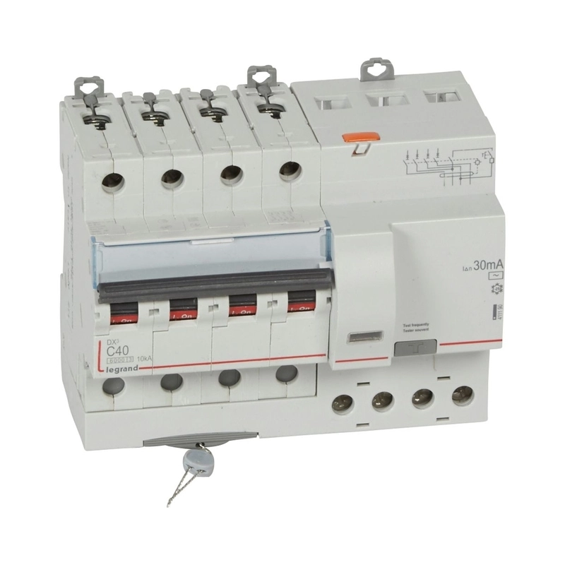 DX3 Комбинирана ДТЗ 4P C 40A AC30mA 6kA Legrand - 411190
