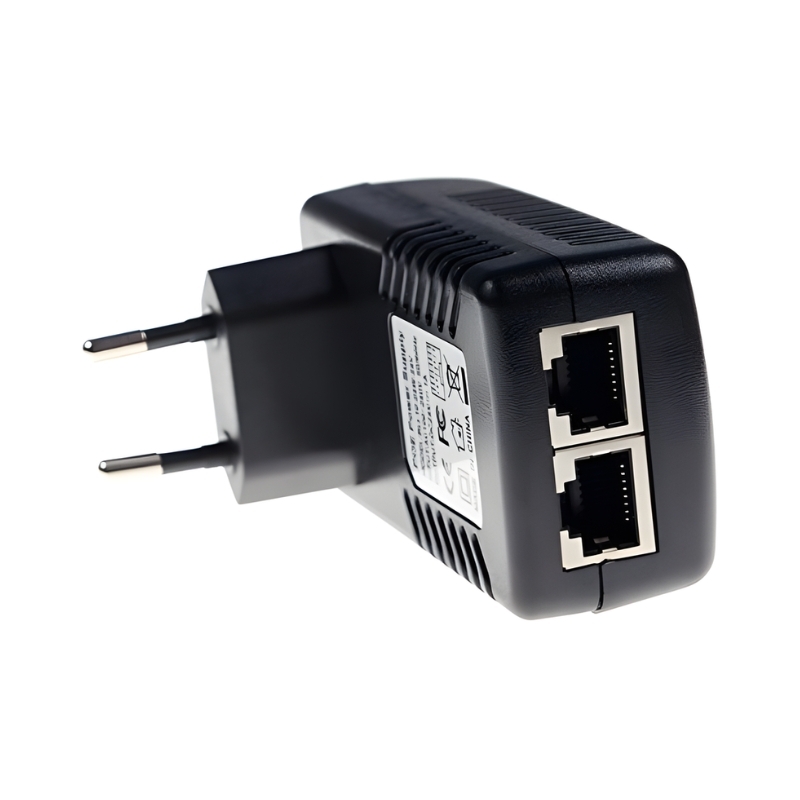 POE инжектор 48V 0.5A, макс. 24W 10/100Mbps - TEKRA RX-101-24W-48V