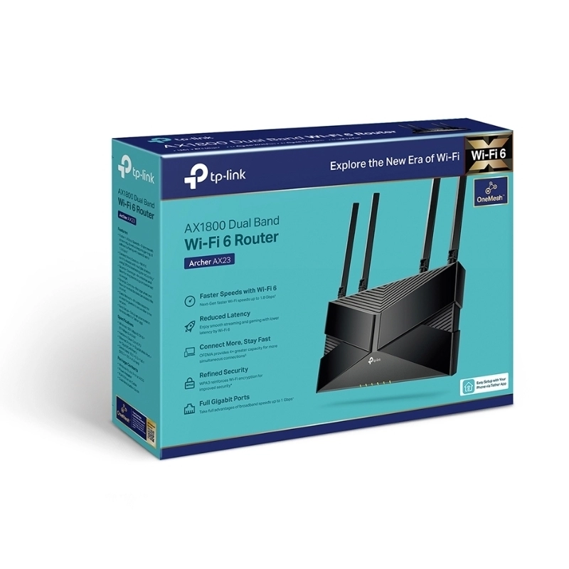 AX1800 Dual-Band Wi-Fi 6 Router TP-Link Archer AX23